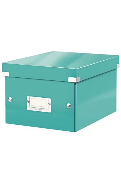 MC Micostore Small turquoise storage box click&store leitz