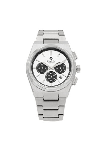 Clasico Eclipse Couple Edition – Silver Radiance with Dial Detailing – 6-Hand...