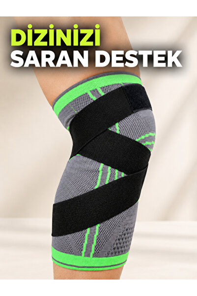 FTA TİCARET Adjustable Knee Support Cross-Band Sports Running Fitness Knee Brace