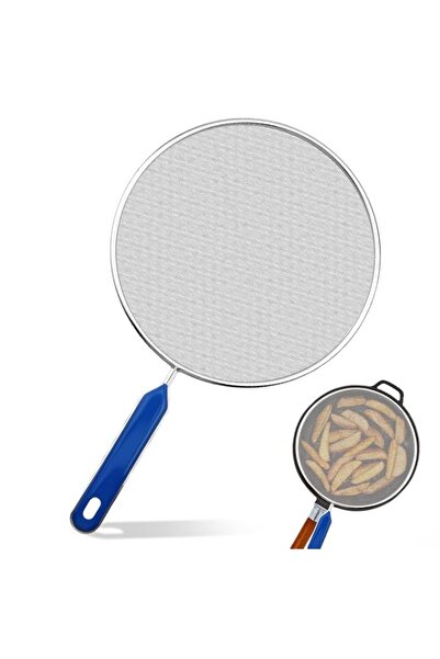Generic Stainless Steel Splatter Screen 8.3", Fine Mesh Grease Guard with Gri...