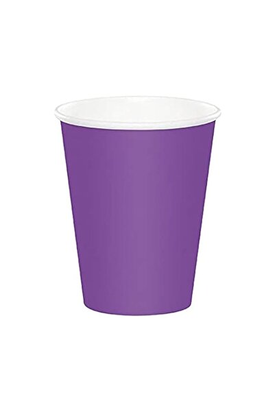 Generic PARTY TIME - Pack of 24 Pieces Purple Paper Cups