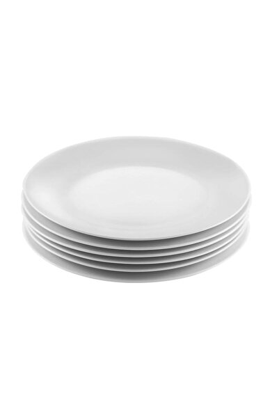 Generic Professional Gourmet Porcelain Dinner Plate- Set of 6 (Dinner Plate)