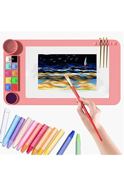 Generic Silicone Painting Mat, 19.7"x11" Nonstick Silicone Craft Mat, Silicon...