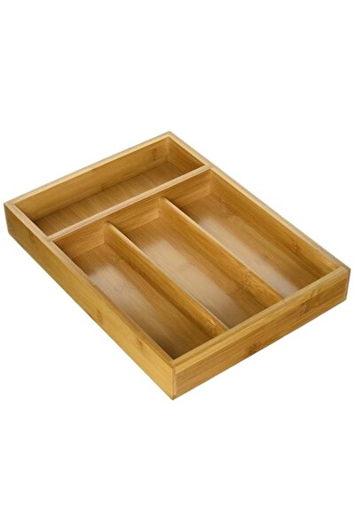 Generic Honey-Can-Do Bamboo Cutlery Tray