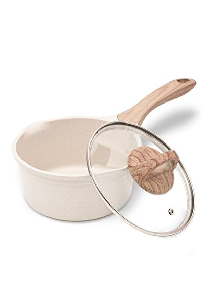 Generic JEETEE 1.5 Quart Saucepan with Lid Nonstick Stone Coating Sauce Pan M...