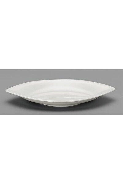 Generic Servewell Melamine Symphony White Boat Plate 28x18cm