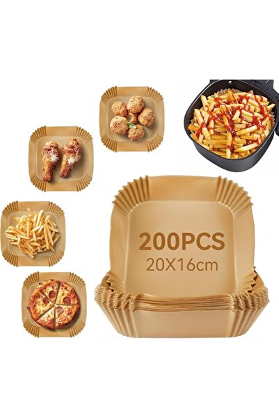 Generic SKY-TOUCH 100 Pieces Air Fryer Disposable Paper Liners,Non Stick & Oi...