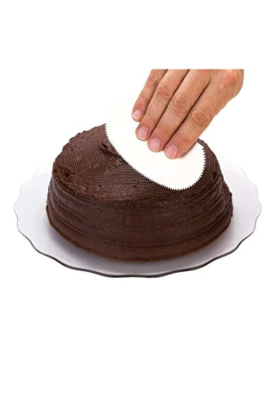 Generic Restaurantware-Pastry Tek 4.8 Inch x 2.5 Inch Cake Scraper, 1 2-Patte...