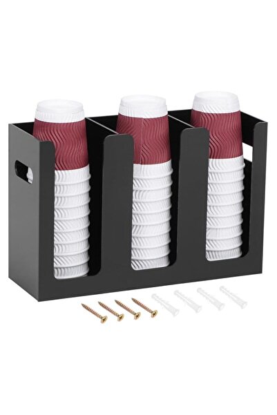 Generic sourcing map Wall Mount Disposable Coffee Cup Dispenser with Handles,...