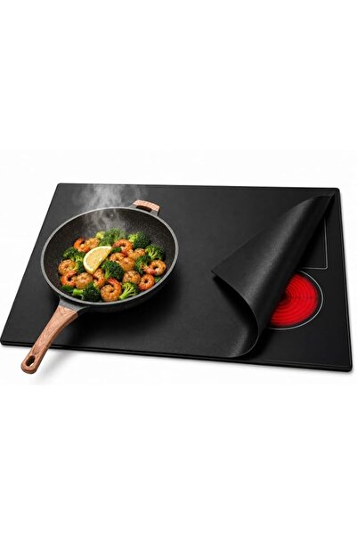 Generic Induction Hob Protector Mat,Magnetic Silicone Induction Hob Cover,Hea...