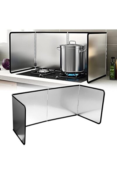 Generic 4 Sided Splatter Guard,Foldable Stainless Steel Oil Splatter Screens ...