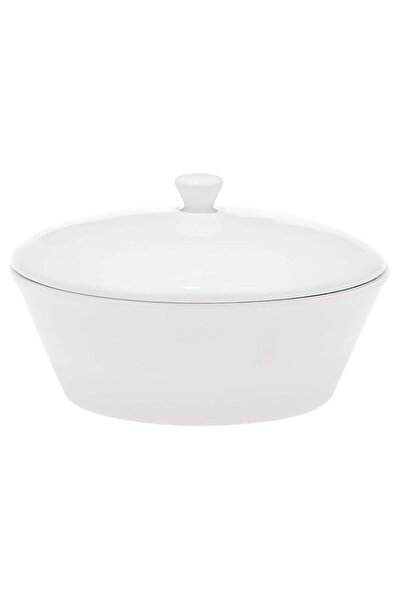 Generic Ariane Style Sugar Pot With Lid, White - 20Cl