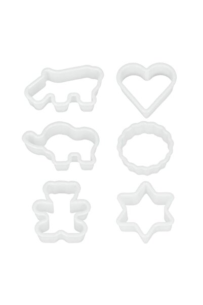 Generic Metaltex 6-Piece Plastic Cookie Cutter Set – Assorted Shapes, Durable...