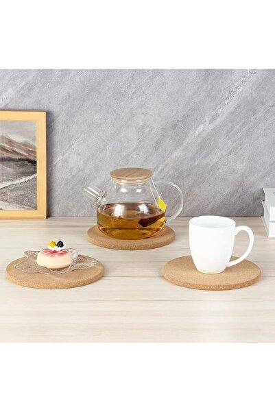 Generic Danube Home Aaron Trivet Set 3pcs Cork Wood Heat Resistant Pot Stand ...