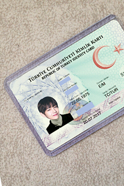 SARANG V BTS Şeffaf Kimlik Kılıfı - Ehliyet, Nufüs Cüzdanı, Okul Kartı, Akbil Kılıfı