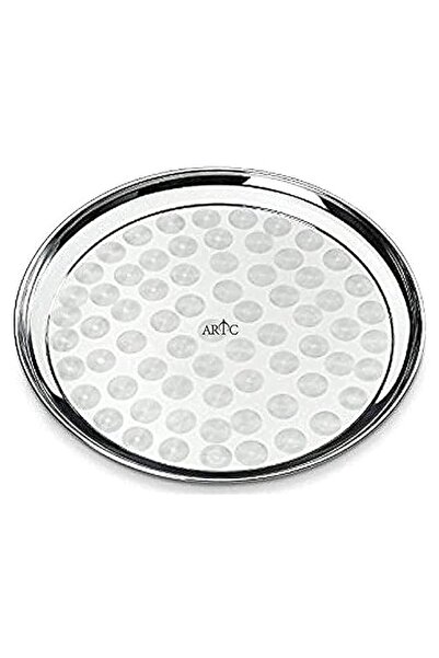 Generic ARTC Stainless Steel Serving Tray Round Tray 55cm