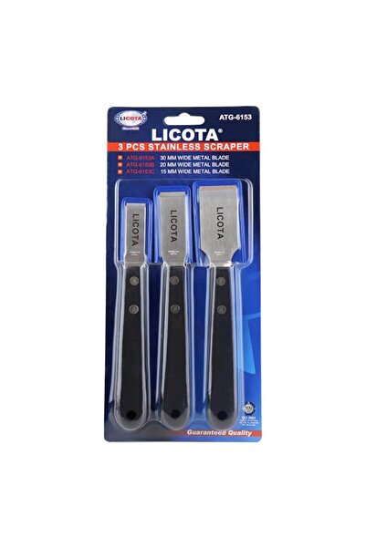 Generic LICOTA 3 PCS STAINLESS SCRAPER