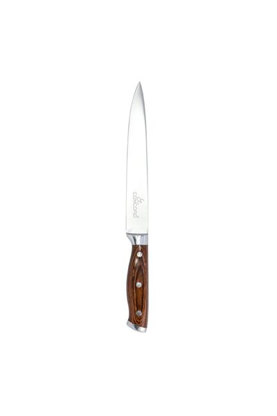 Generic Concord 8-Inch Carving Knife | Stainless Steel Blade | Wooden Handle ...