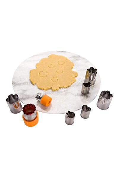 Generic Restaurantware-Pastry Tek Cookie Cutter Set, 1 8-Piece Assorted Cooki...