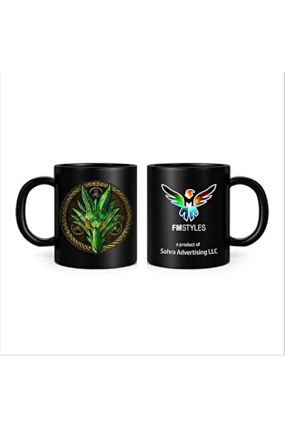 Generic FMstyles Dragon Emblem Solo Black Mug, FMS408, Bl