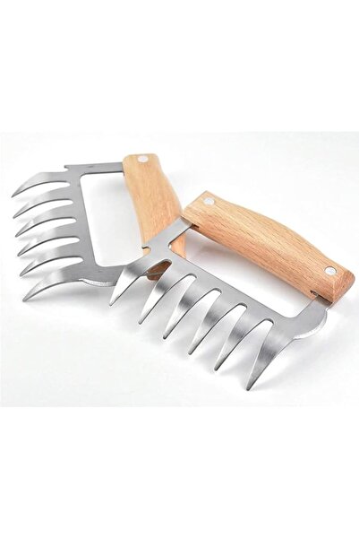 Generic AKDC Meat Claws Shredder BBQ Bear Claws Stainless Steel Set Metal Pul...