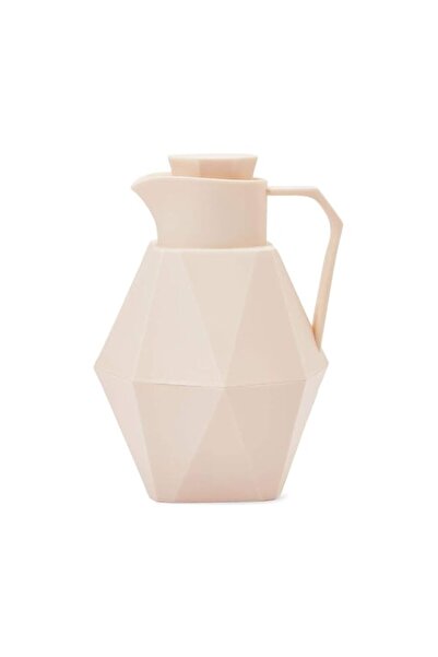 Generic Opalina New Diamond Design Flask, Beige, 1 litre, Op-93-Beige