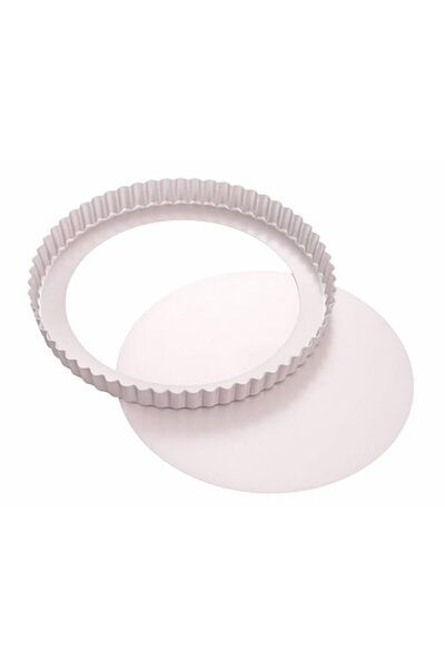 Generic CHEFMADE WK9063 Non-Stick Loose Bottom Round Quiche Pan, 9.5"