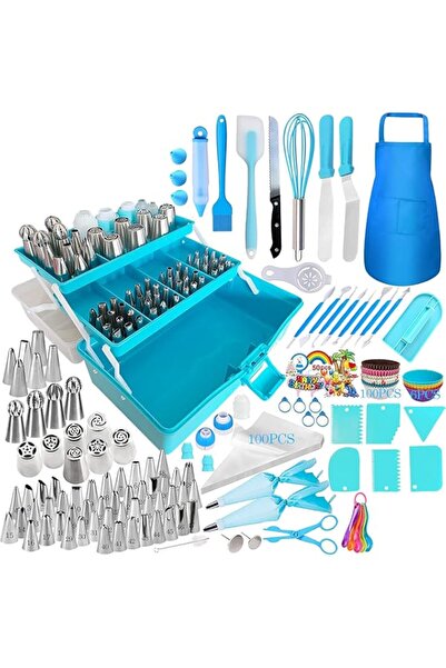 Generic Cake Decorating Supplies Kit, 368 Pcs Cake Decorating Tools with Pipi...