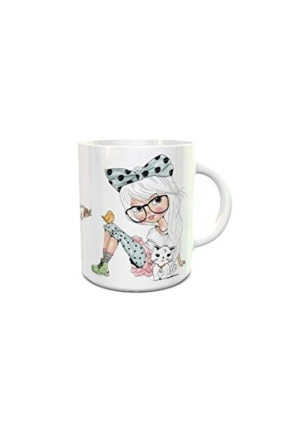 Generic imPRESS White Ceramic Coffee Mug with So Cute Design