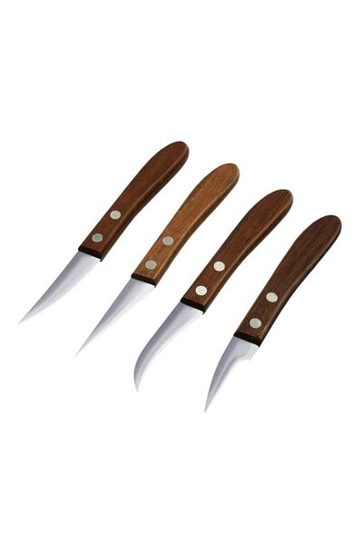 Generic 4 Pieces Kitchen Tool Vegetable DIY Carving Knives Professional Chef ...