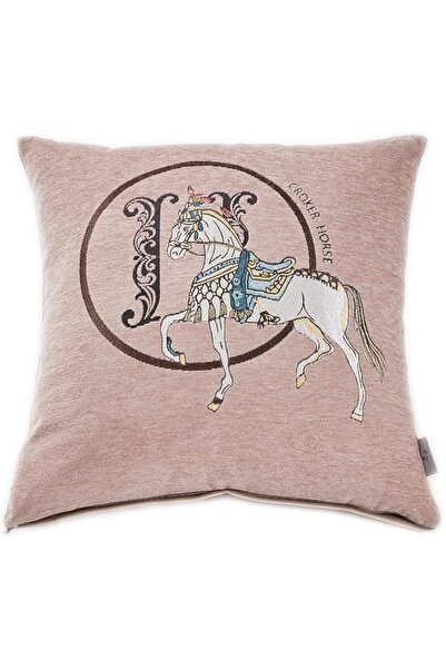 Croker Horse Crockers Horse Decorative Throw Pillow Covers Set 18X18 Inch, Pa...