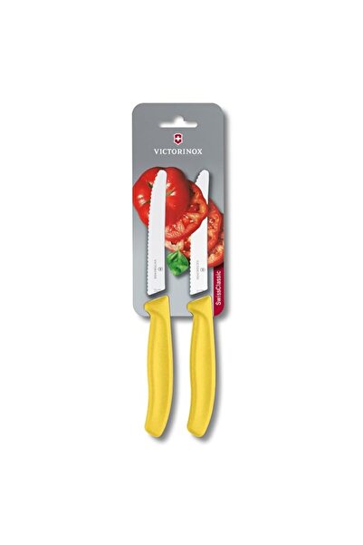 Generic Victorinox 11 cm Serrated Edge Tomato/Utility Knife Blister Pack, Pac...