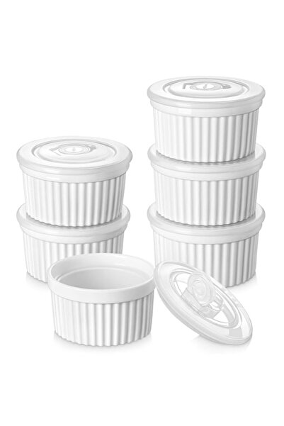 Generic vancasso RAMEKINS 260 ml Soufflé Moulds Set of 6, Diameter 10.1 cm, C...