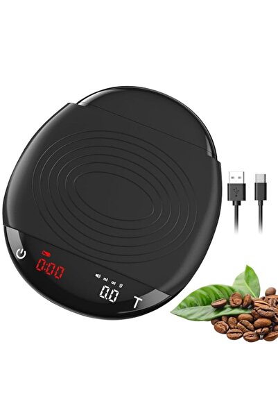 Generic Digital Coffee Scale with Timer, 2kg/0.1g Precision Smart Espresso Sc...