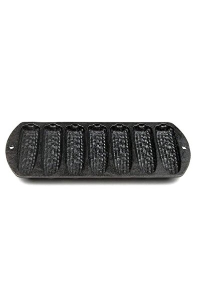 Generic Lodge Cast Iron Cornstick Pan, 7-Stick, Black