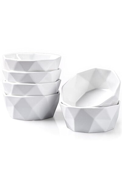 Generic DELLING 4 Oz Ramekins Set of 6, Porcelain Creme Brulee Ramekins Oven ...