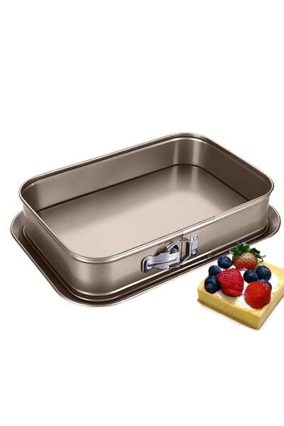 Generic Rectangular Springform Cake Tin, Square, Cheesecake Bakeware, Tiramis...