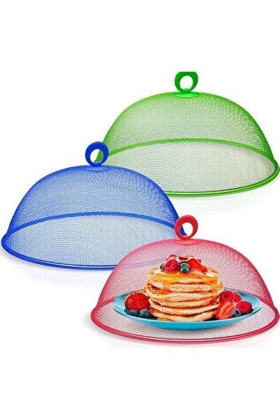 Generic Metal Mesh Screen Food Cover Tent Umbrella, 10.75 inch, Reusable Outd...
