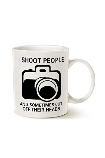 Generic MAUAG Funny Photographer Coffee Mug, I Shoot People and Sometimes Cut...