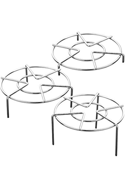 Generic Stainless Steel Trivet Rack Stand, Cooling Rack Pot Steamer Insert Fo...