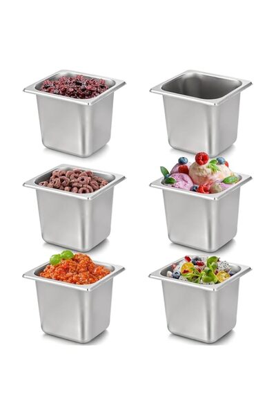 Generic Tazweeq Hotel Pans, Stainless Steel Steam Table Pan, Food Catering Pa...