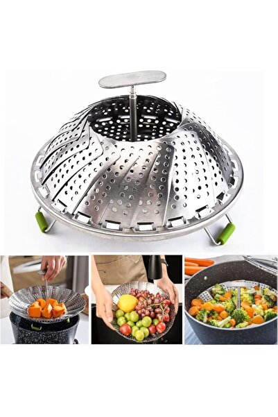 Generic YelaJoy Steamer Basket, Veggie Steamer Basket for Cooking Stainless S...