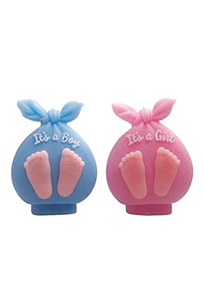 Generic Excefore Baby Shower Silicone Candle Mold, 3D Baby Foot Silicone Soap...