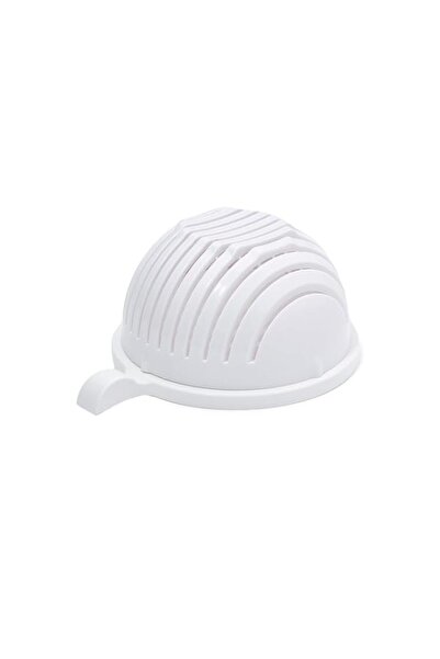 Generic Salad Cutter Bowl White 18X22X10Centimeter