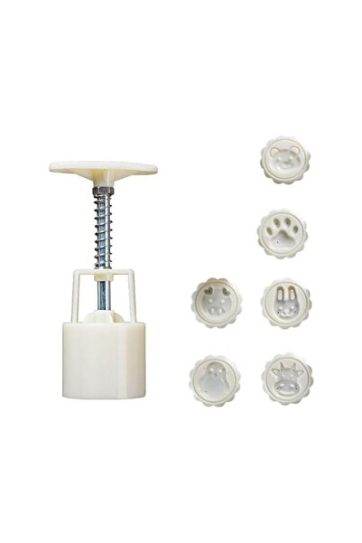 Generic Non-Stick Eco-Friendly Abs Mooncake Mould White 14.0X5.0X5.0Cm AMZ-N4...