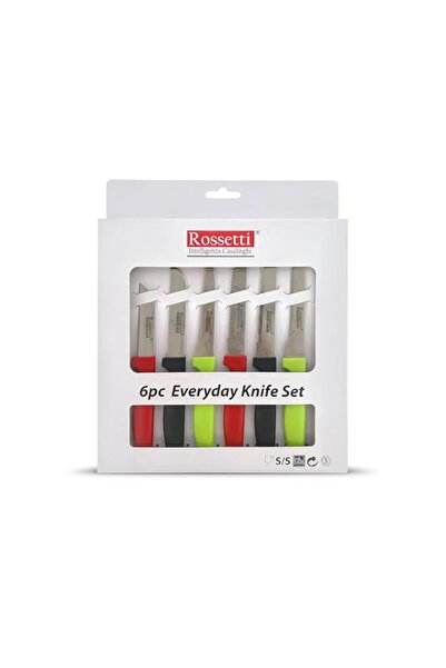 Generic ROSSETTI INTELLIGENZA CASALINGHI Professional Stainless Steel 6 Piece...