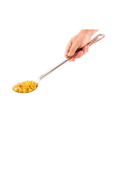 Generic Buffet Spoon, Serving Spoon - Perforated Stainless Steel - 18" - 1Ct ...