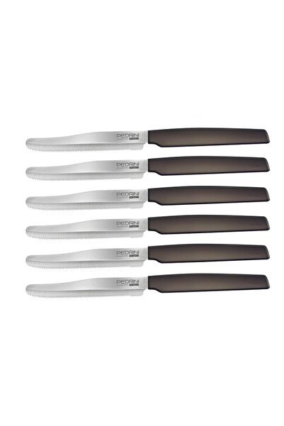 Generic KITCHEN KNIVES SET6PCS BROWN HANDLE