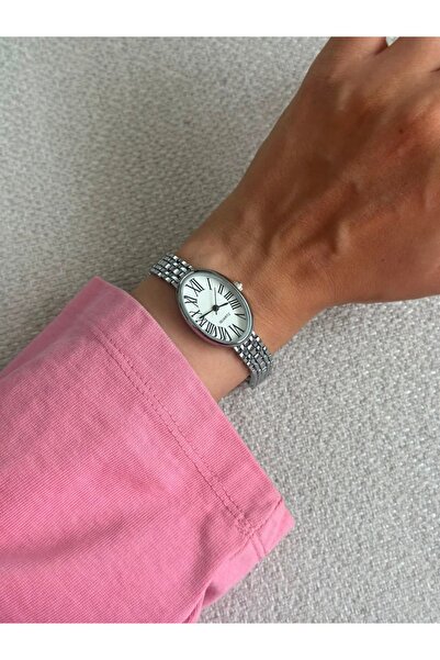 MERW Roses Model Silver Color Metal Cord Vintage Series Women Wrist Watch