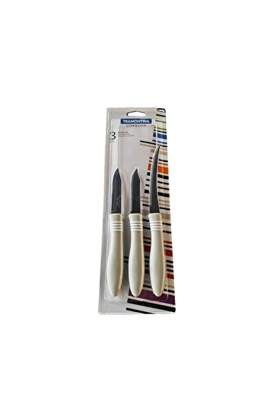 Generic TRAMONTINA Since 1911 Made In Brazil 3 PC KNIFE SET COR & COR